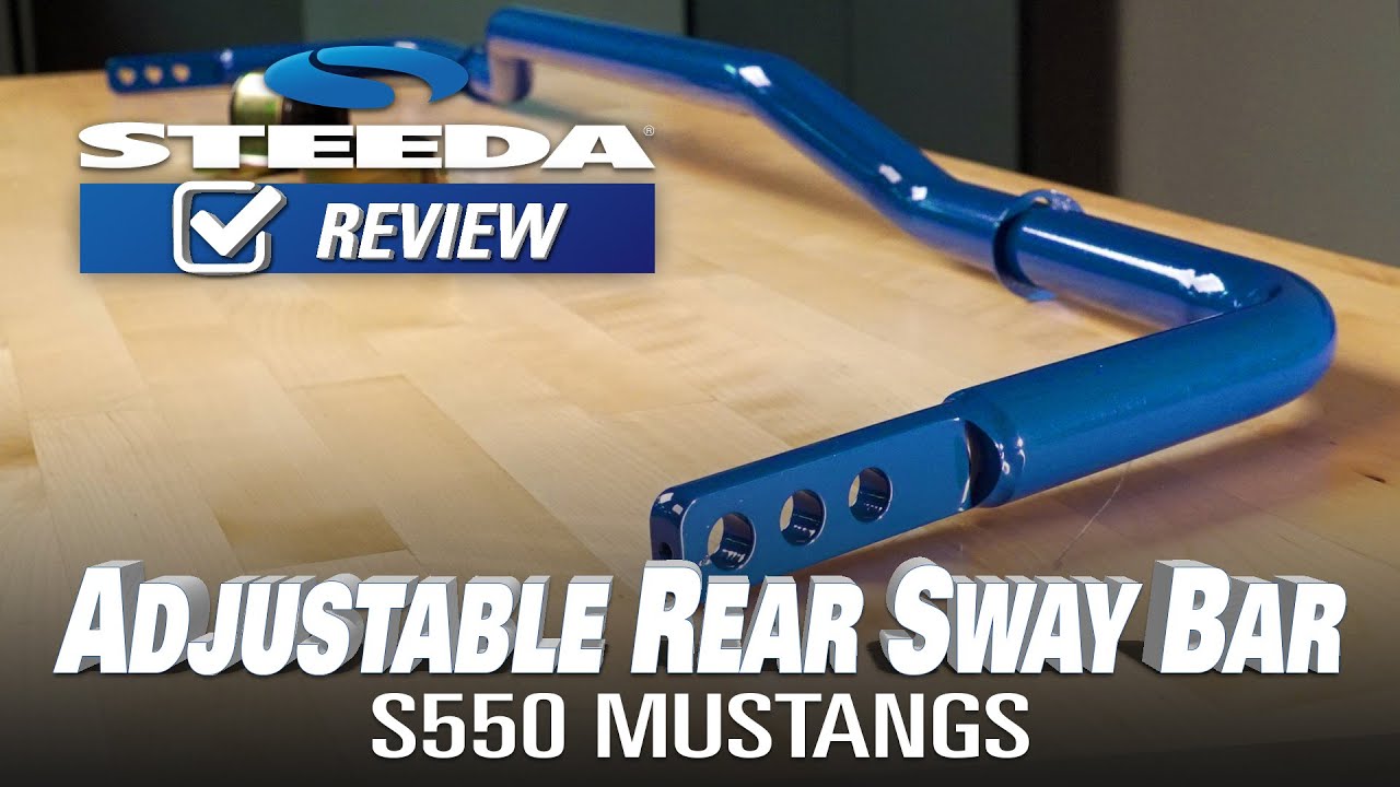 Steeda Performance Adjustable Rear Sway Bar for Ford Mustang 2015-2022